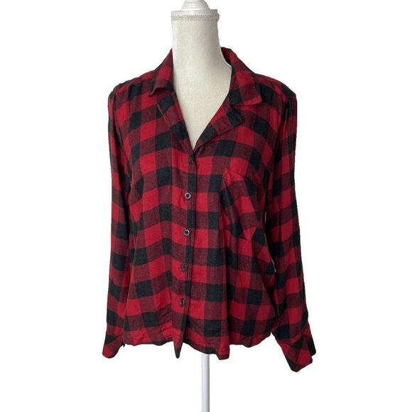New Torrid Sleep Size L 0 Buffalo Check Pajama Set Red Black p NWT - Picture 11 of 11